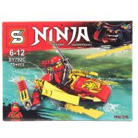 ProudNada Toys ของเล่นเด็กชุดตัวต่อเลโก้นินจา S NINJA THUNDER SWORDSMAN 75+ PCS SY792C