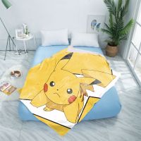 Tapestry แขวนผ้า Picachu การ์ตูนน่ารักการ์ตูนพื้นหลังผ้าตกแต่งห้อง Ins สุทธิสีแดงตกแต่งห้องนอน Tapestry