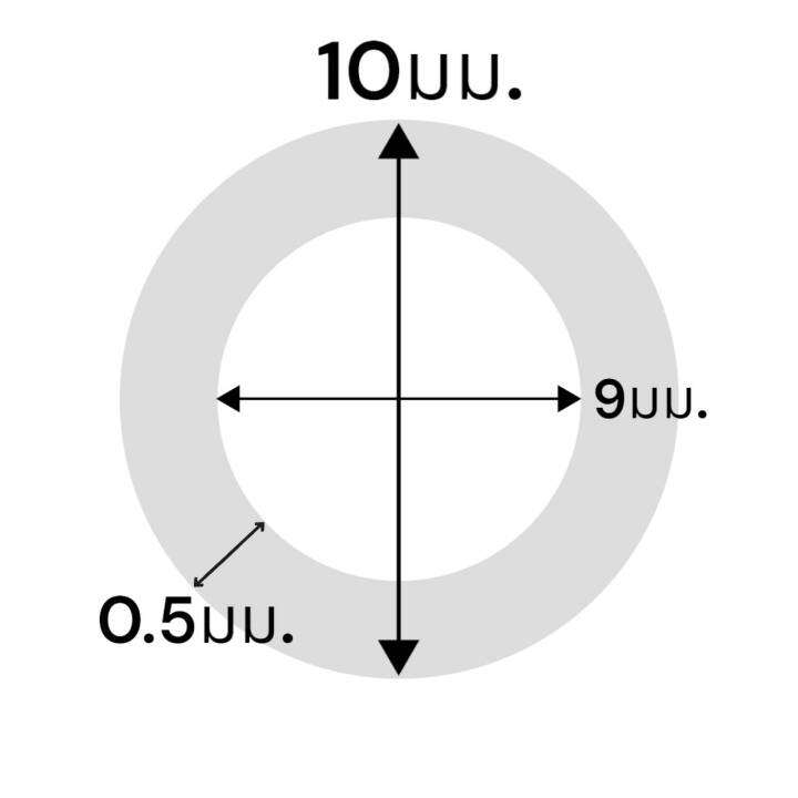 ท่อสแตนเลส-ไร้ตะเข็บ-sus-304-ยาว-500มม-1-เมตร-ขนาด-1มม-10มม-พร้อมส่ง