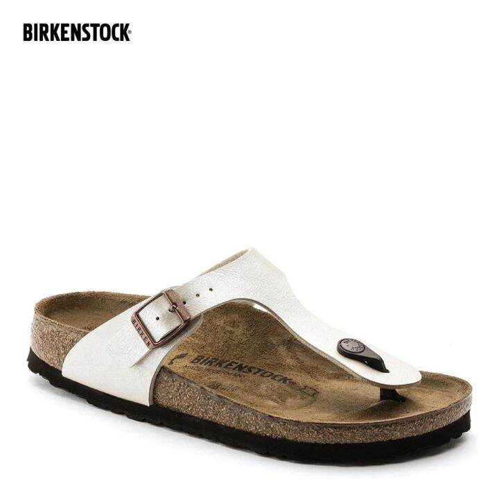 birkenstock gizeh ice pearl onyx
