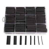 【cw】 625Pcs Shrink Tubing Tubes Wire Wrap Ratio 2:1 Electrical Cable Sleeve Assortment with Storage