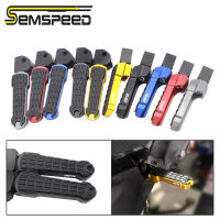 SEMSPEED รถจักรยานยนต์ Footrest หลัง Footpegs สำหรับ Yamaha NVX Aerox 155 150 125 V2 2021