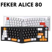 FEKER Alice 80 Alice80ผ่านทางการยศาสตร์คีย์บอร์ดแบบกลไก RGB South/North Facing Light สวิตช์ลูกบิด Swap-Mode Hot