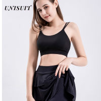 UNISUIT Quick Dry Solid Color Yoga Wear Running Fitness Sports Tennis Shorts Sports womens shorts suit