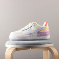 [Free shipping]แท้จริง Nike WMNS Air Force 1 Shadow รองเท้าผ้าใบผู้หญิง รองเท้าลำลอง