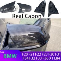 M style Real carbon fiber mirror cover Replacement for BMW F20 F21 F87 M2 F23 F30 F32 F33 F34 F36 X1 E84 i3 i3S Auto Accessories