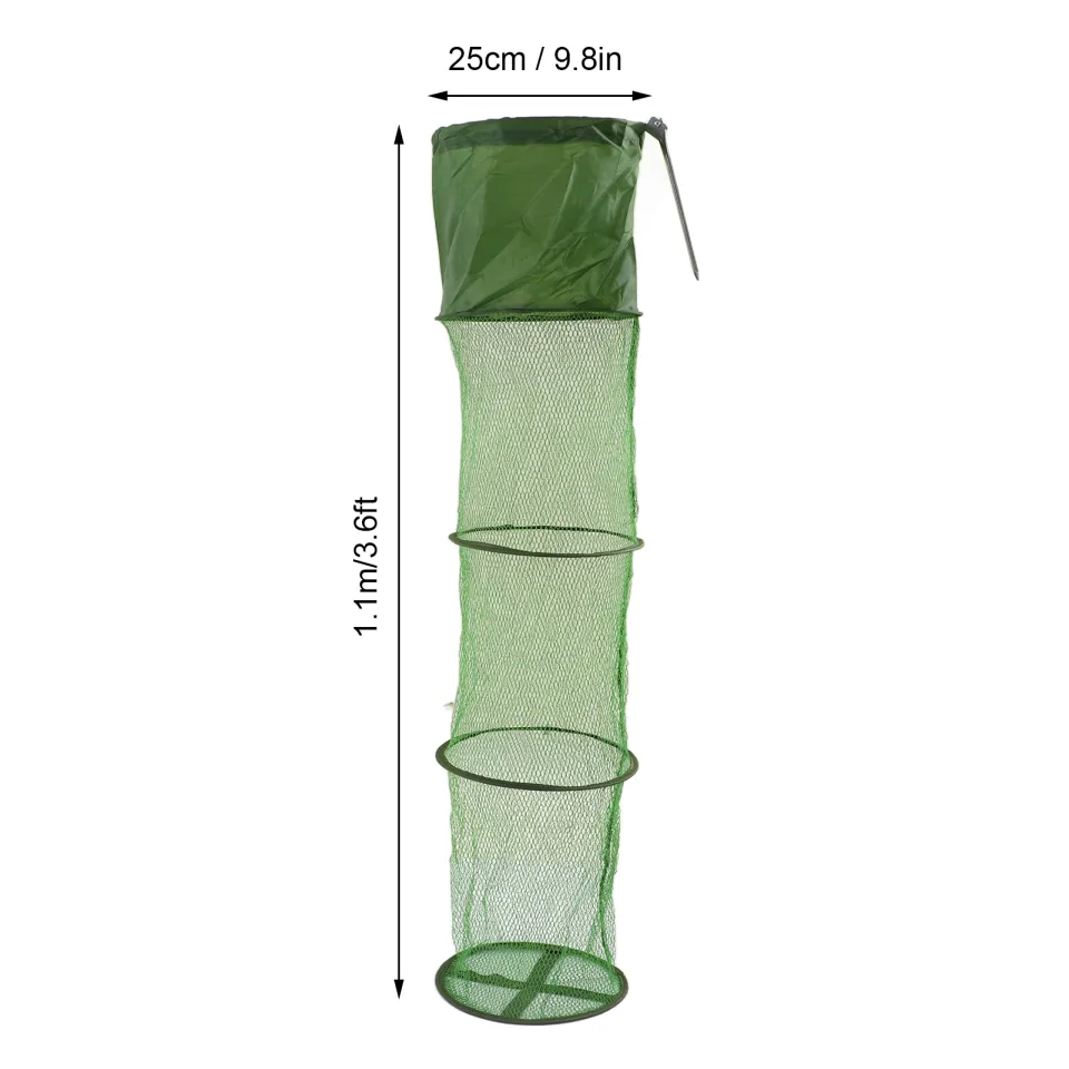 Fancytoy] Collapsible Fishing Net Cage Portable Scratch Prevention Floating  Wire Fishing Basket For Fishing Accessories