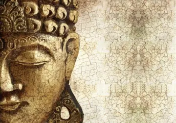 Custom 3D Stereoscopic Relief Buddha Statue Photo Background Decor