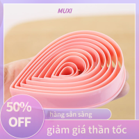 ?【HOT SALE】MUXI ชุดที่ตัดคุกกี้รูปหยดน้ำใหม่10ชิ้นขนาด1.5-9.6ซม. แม่พิมพ์อบขนมดินโพลิเมอร์แม่พิมพ์ตัดผลไม้