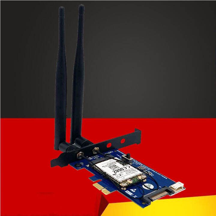 WiFi Card PCI Express Network Card Wireless Adapter Mini PCIE to PCI-E ...