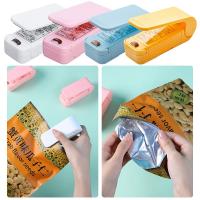 Mini Sealing Packaging Sealer Portable Clip Sealing Machine Food Storage Seal Snack Sealing Machine Two AA Batteries Powered