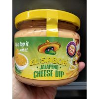 สินค้าสดใหม่ รับรองคุณภาพ  El sabor Jalapeno Cheese Dip ซอสรสพริกจาลาปิโนผสมชีส เอล ซา บอล 300กรัม