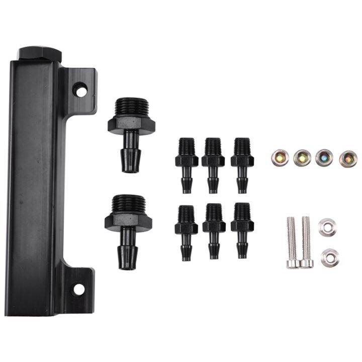 Aluminum Vacuum Manifold Kits 6 Port 1/8 NPT Turbo Wastegate Boost