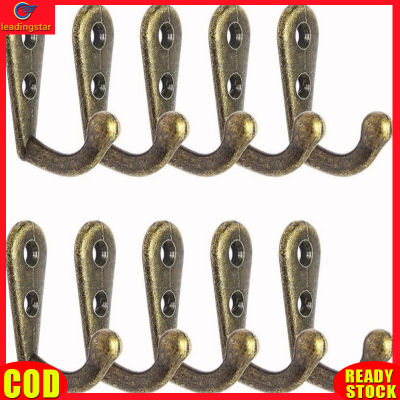 LeadingStar RC Authentic 10pcs Vintage Clothes Hooks Easy Installation Wall Hooks For Hanging Hats Handbags Umbrellas Towels