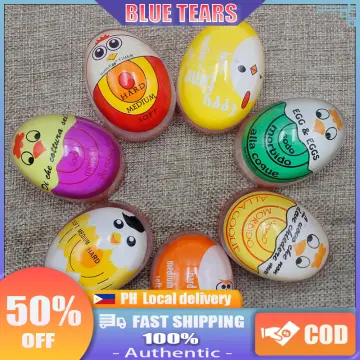 Egg Timer Colour Changing Reusable Easy to Read Kitchen Cook Heat Perfectly  Mini Egg Boiler for