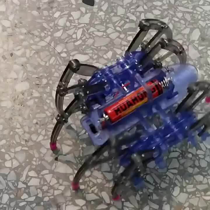 New funny Diy Electric Spider Robot puzzle toy Electric Crawling Animal