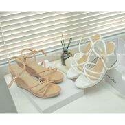 Sandal đế xuồng 7p quai tròn chéo NEW ARRIVAL - SDX07004