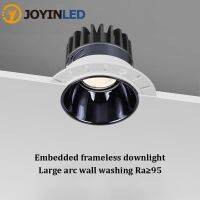 【LZ】►  Borderless led spotlight incorporado anti-reflexo alto cri 75mm abertura pre-enterrado escondido 3500k led teto downlight lâmpadas