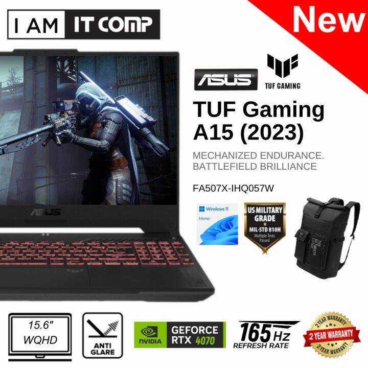 ASUS TUF Gaming A15 (FA507XI) R9 7940HS/16GB/1TB SSD/15.6" WQHD, 165Hz ...