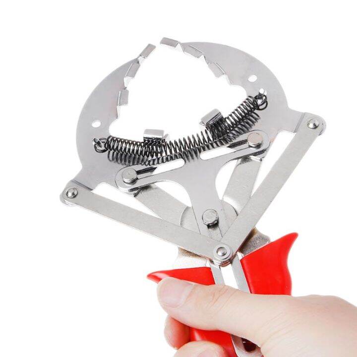 adjustable-piston-ring-plier-clamp-powerful-expander-remover-car-repair-handheld-tool-nickel-plated-surface-rubber-coated-handle