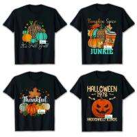 New Happy Halloween!! เสื้อยืด ลายฟักทอง คอสตูมฮาโลวีน Thai Pop Culture เสื้อยูนิเซ็กซ์