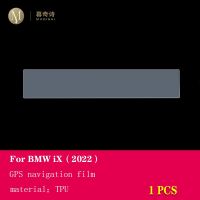 Navigatio Refit อุปกรณ์เสริมป้องกันแผ่นฟิล์มกันรอย TPU Suit รถที่มองไม่เห็นคอนโซลกลางภายในรถ2022-2023 IX BMW สำหรับ