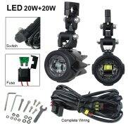 Đèn Sương Mù LED 6500K Cho BMW R1200gs Đèn Sương Mù Xe Máy Đèn Lái Xe Cho