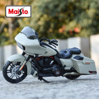 Maisto 1:18 Harley-Davidson 2018 CVO Road Glide Gery White Die Cast ยานพาหนะงานอดิเรกของสะสมรถจักรยานยนต์ของเล่นรุ่น