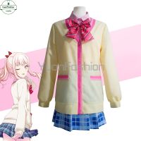 [พร้อมส่ง] Sekai โปรเจคต์เวที สีสันสดใส Hatsune Miku CosPlay Akiyama Mizuki เสื้อผ้าคอสเพลย์