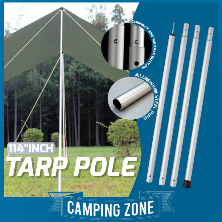 280CM Height Tarp Pole 6061 Aluminum steel/CAMPING TENT/TARP ALUMINIUM