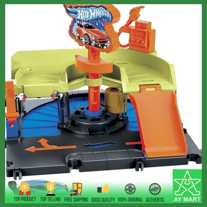 Hot Wheels City Car Wash Connectable Play Set Lazada