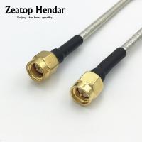 1Pcs Semi Rigid RG402 Cable SMA Male Jack to SMA Male Plug RF Coaxial Extension Jumper Pigtail Wire 10CM 15CM 20CM 30CM 50CM