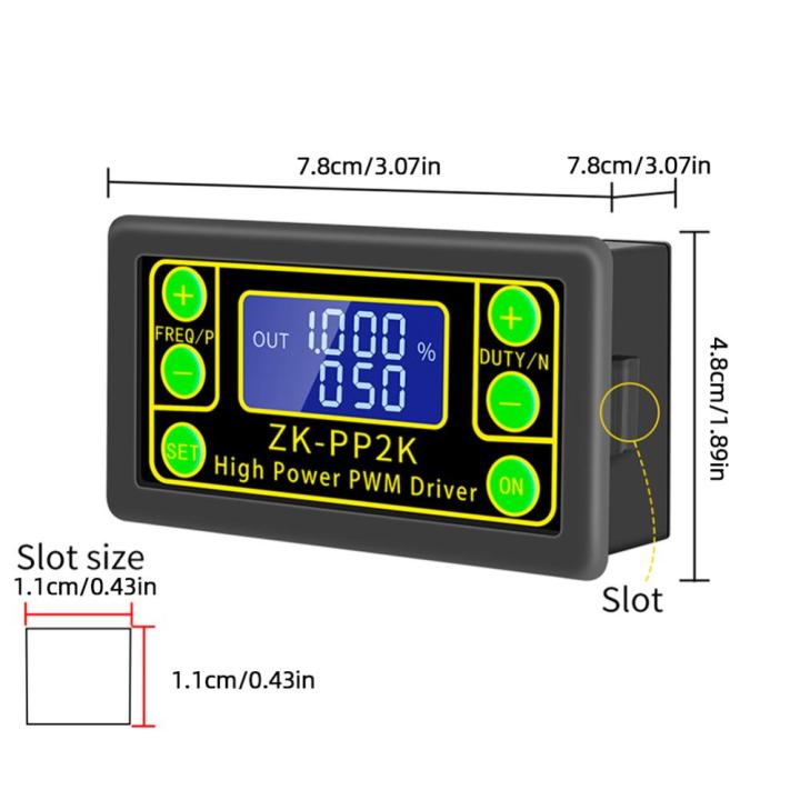 เครื่องควบคุมเครื่องควบคุมความเร็วมอเตอร์-pwm-pp2k-โหมดคู่พัลส์ตัวสร้างความถี่8a-วงจรดีเลย์ไดรฟ์โมดูลไฮพาวเวอร์-lcd