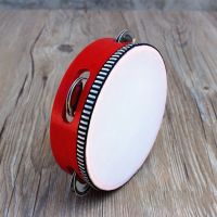 Early Educational Mini Drum Wood Musical Baby Children Kid Beat Hand Percussion Instrument Toy Tambourine Teaching Aids Metal