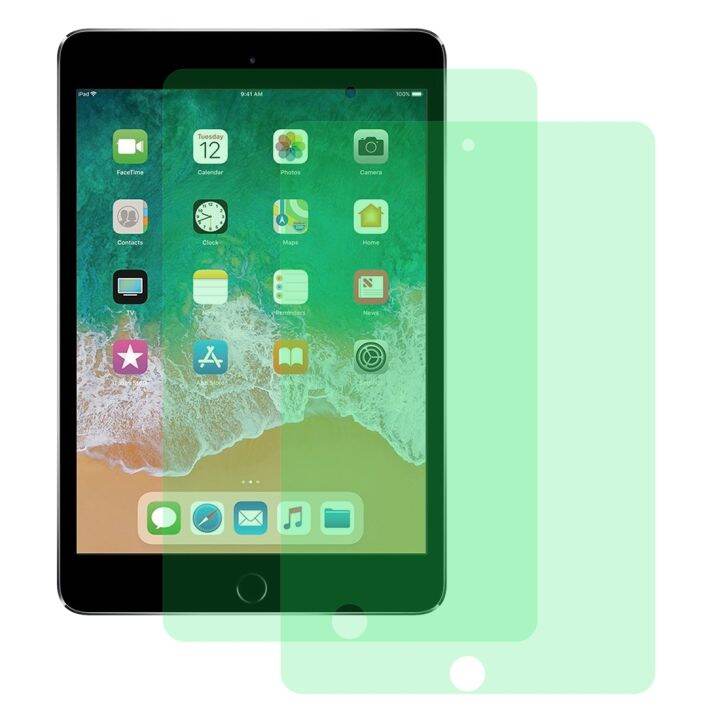 สำหรับ-ipad-mini-2019-amp-4-2ชิ้น9h-2-5d-ป้องกันดวงตาแสงสีเขียวฟิล์มกระจกนิรภัยป้องกันการระเบิด