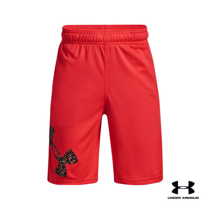 under-armour-ua-boys-prototype-2-0-big-logo-fill-shorts-อันเดอร์-อาร์เมอร์-กางเกงออกกำลังกายสำหรับเด็กผู้ชาย