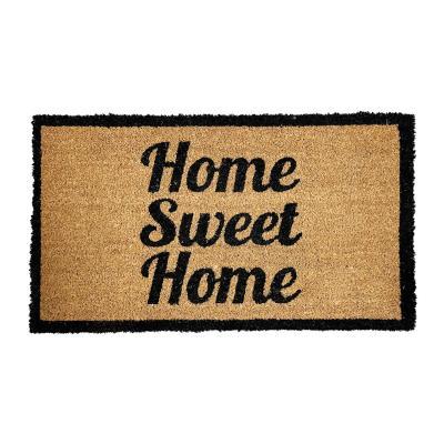 "ถูกชัวร์"พรมใยมะพร้าว พิมพ์ลาย KASSA HOME รุ่น WG-VBC-HOME SWEET HO ขนาด 40 x 70 x 1.5 ซม. สีธรรมชาติ*ส่งด่วนทุกวัน*