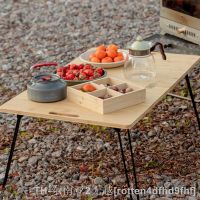 hyfvbu♣✱卐  Outdoor Folding Table Camping Garden Barbecue Storage And Convenient Carrying