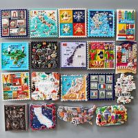 【YF】♚♗  Tourism Fridge Magnets Japan Philippines Spain Netherlands Sweden Refrigerator Stickers