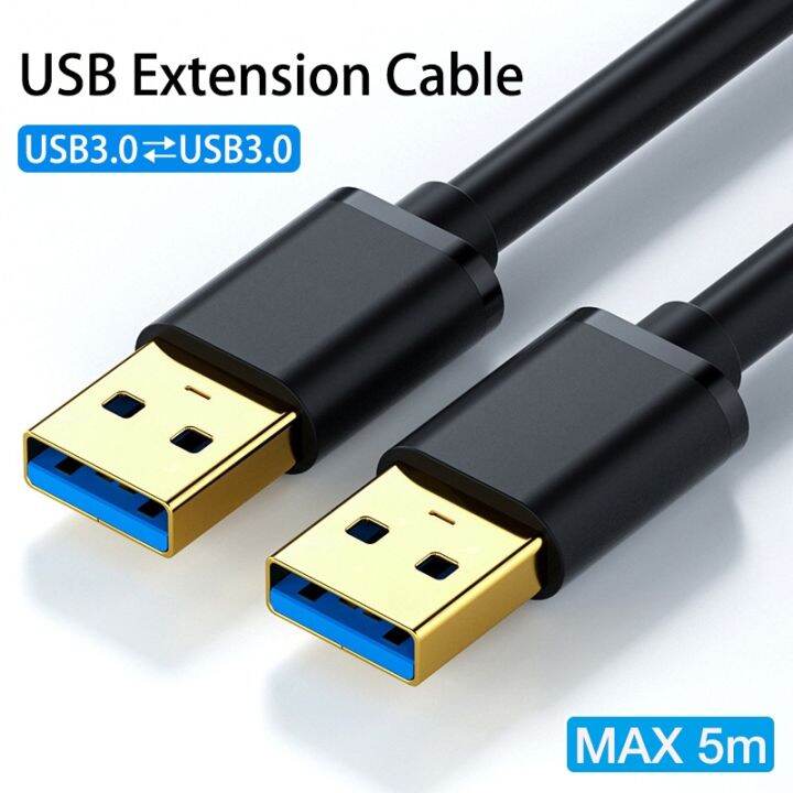 5m-0-5m-usb-to-usb-extension-cable-usb-a-male-to-male-usb-3-0-2-0-extender-for-radiator-hard-disk-tv-box-usb-cable-extension