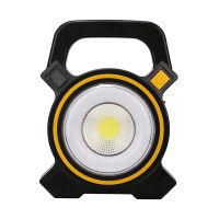 New Solar COB Portable Work Light 15W Rechargeable Solar Camping Hiking Tents Light 2 Mode Emergency