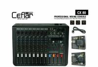 ?มิกเซอร์ 8 CH 16 โปรแกม มีอีคิว 7 Band Ceflar CX-80  สามารถต่อบูลทูธ USB สินค้าดีมีคุณภาพ