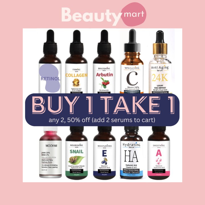 Vitamin C Serum, Hyaluronic Acid, Retinol Serum,Niacinamide Serum