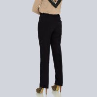 Formal College Work Pants For Women Rubber Waist DR47