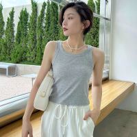 Short Internet Hot Black Primer Thread Camisole Womens Summer Inner Match Sleeveless Design Sense Outerwear Top Tide