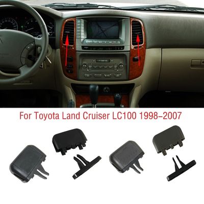 [HOT XIJXEXJWOEHJJ 516] ด้านหน้า Dashboard Air Conditioner Outlet A/c เครื่องปรับอากาศ Vents Tab Clip สำหรับ Toyota Land Cruiser LC100 1998 2007 Lexus LX470