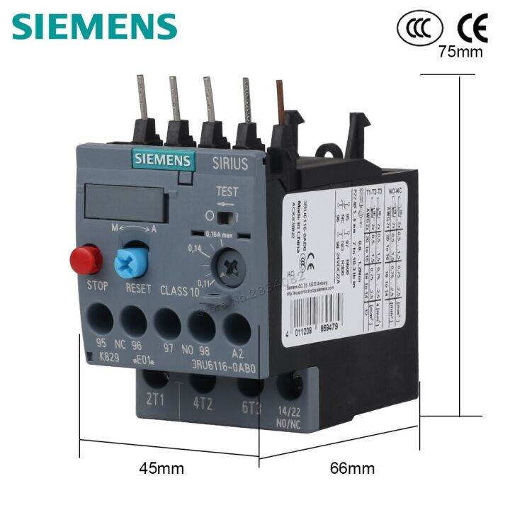 Thermal Overload Relay Protective Overload For Mounting On Contactor 0.