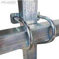 M8 Square Tube Fastener Welding Free Fixed Card Galvanized Clevis Steel Pipe Connection Clip Put Helf