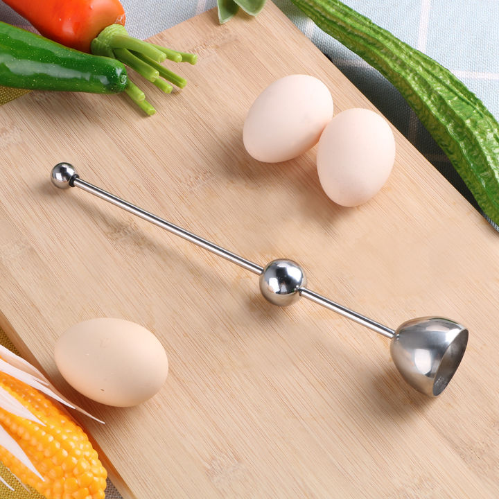 Kitchen Gadgets Accessories Stainless Steel Egg Topper Cutter