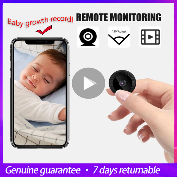 1080P HD Mini Camera Wireless WiFi Baby Monitor Indoor Safety